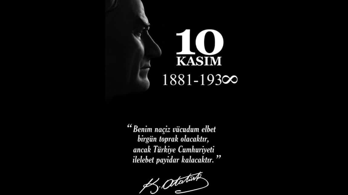 10 Kasım Atatürk'ü Anma Töreni 